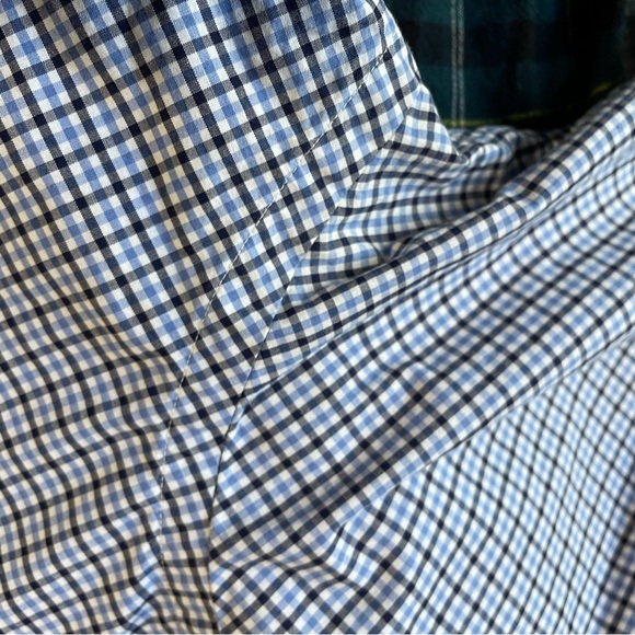 Ralph Lauren shirt. Size L. Blue/Black on white - Picture 6 of 12